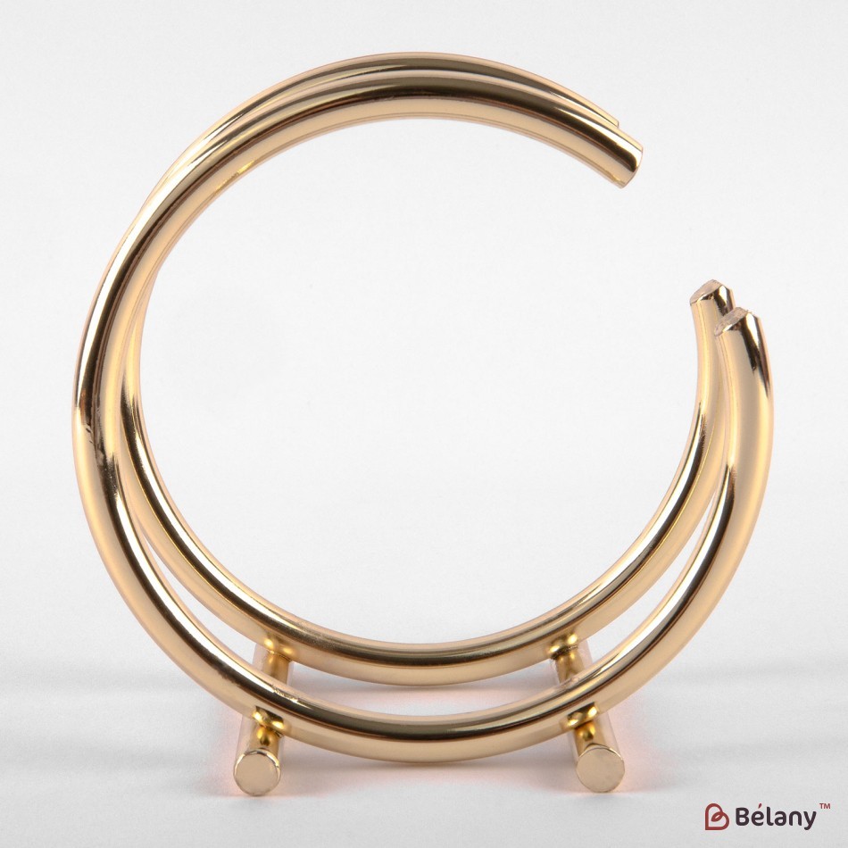 Napkin holder "Bonjour", gold, 11x11 | 2
