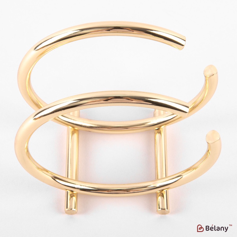 Napkin holder "Bonjour", gold, 11x11 | 3