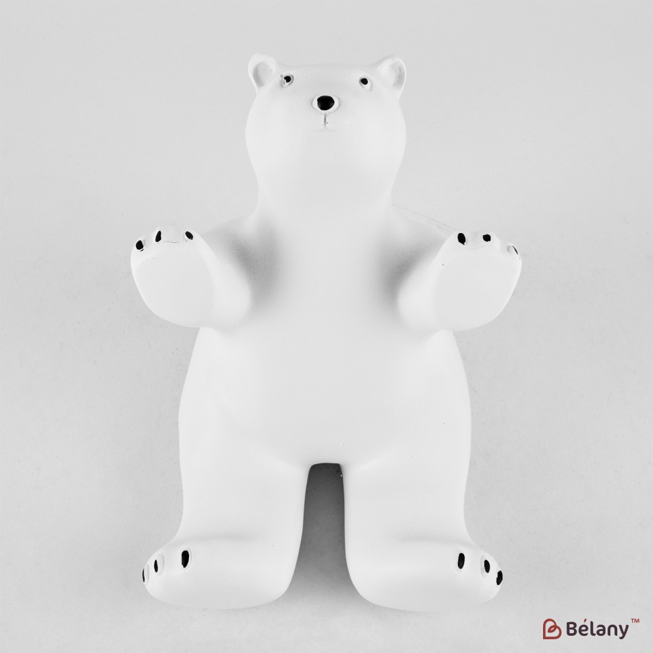 Suport pentru telefon "White bear" 16/9cm | 2