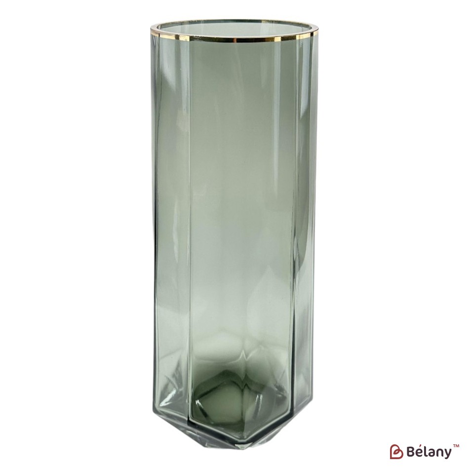 Vază din sticlă „Sticlă mată M” gri | 2