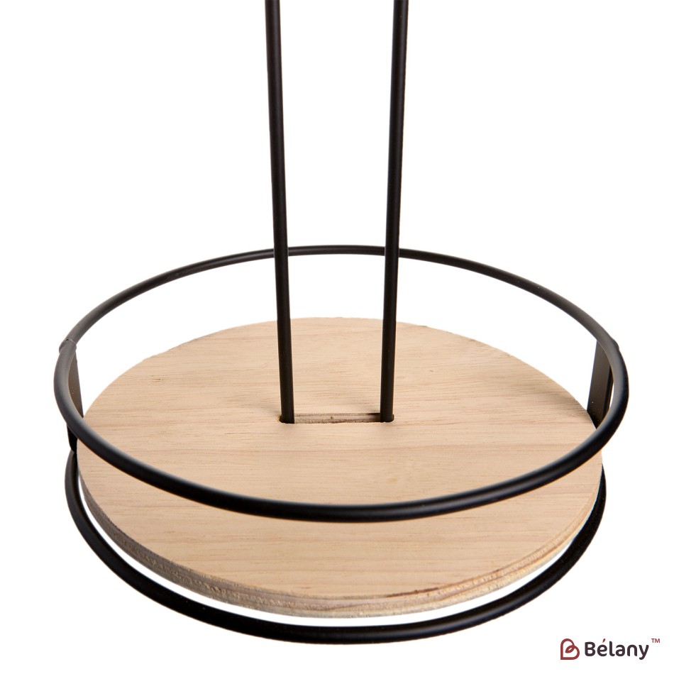 Napkin holder "Simple", black, 32cm | 2