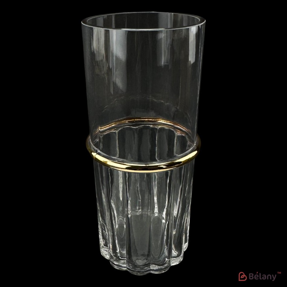 Vaza de sticla "Feeling M" transparenta | 2