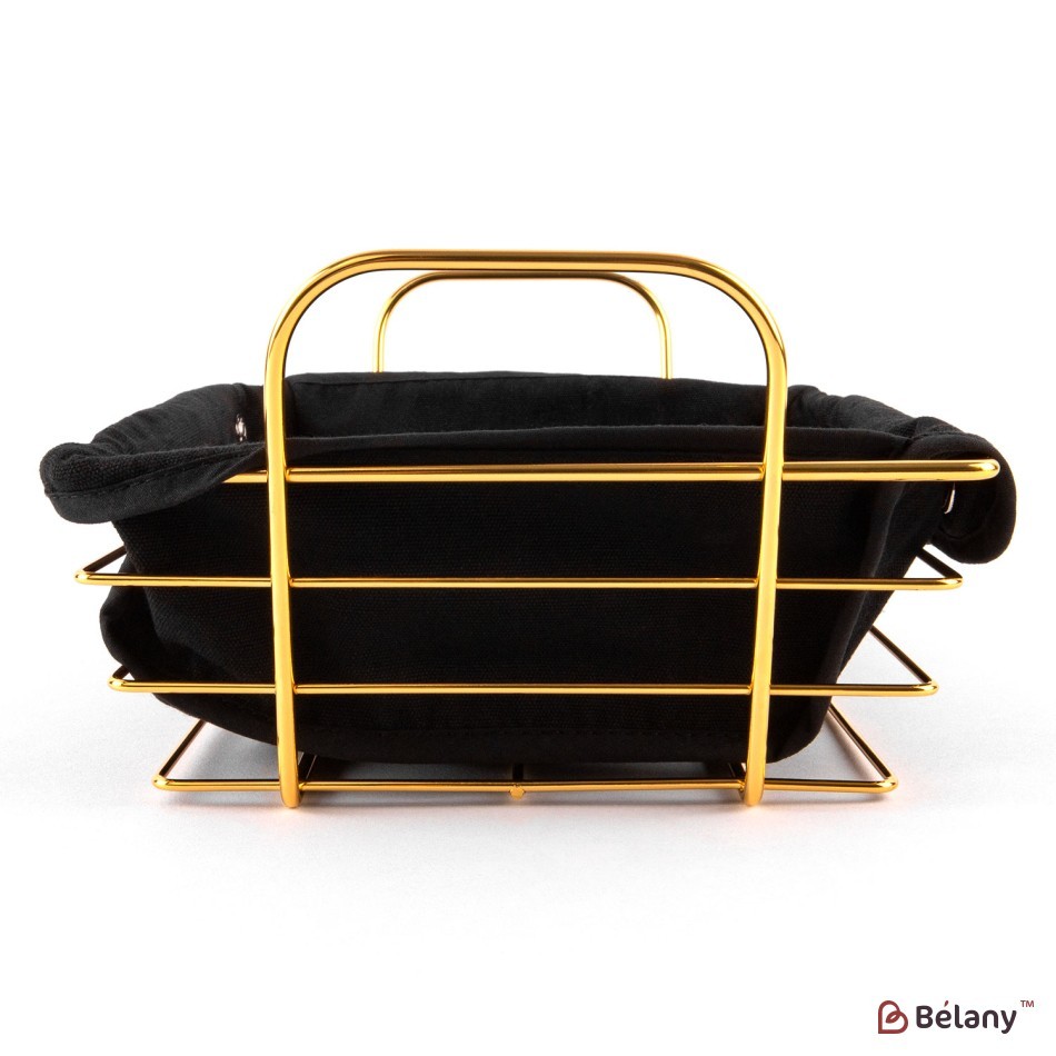 Cos de paine "Peana", negru, 26x20x8 | 2