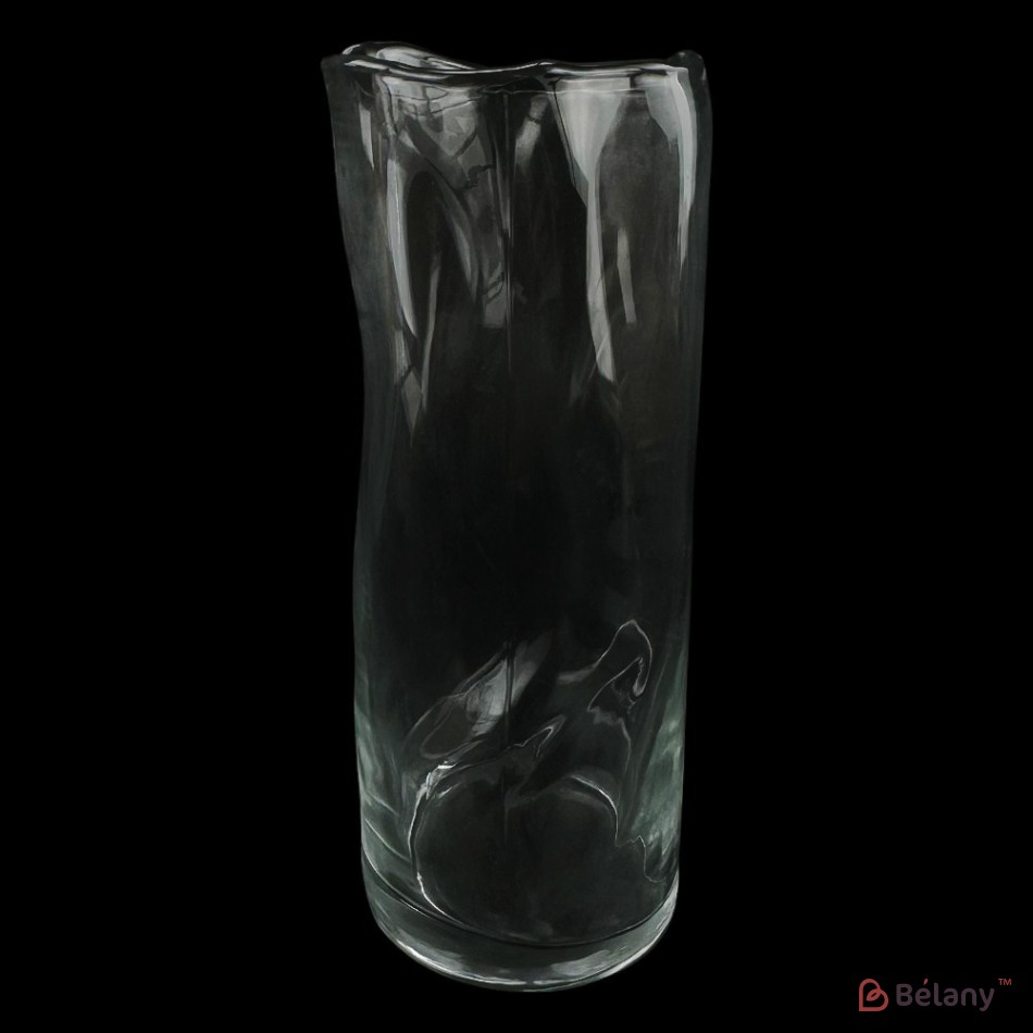 Vaza de sticla "Madam S" transparenta | 2