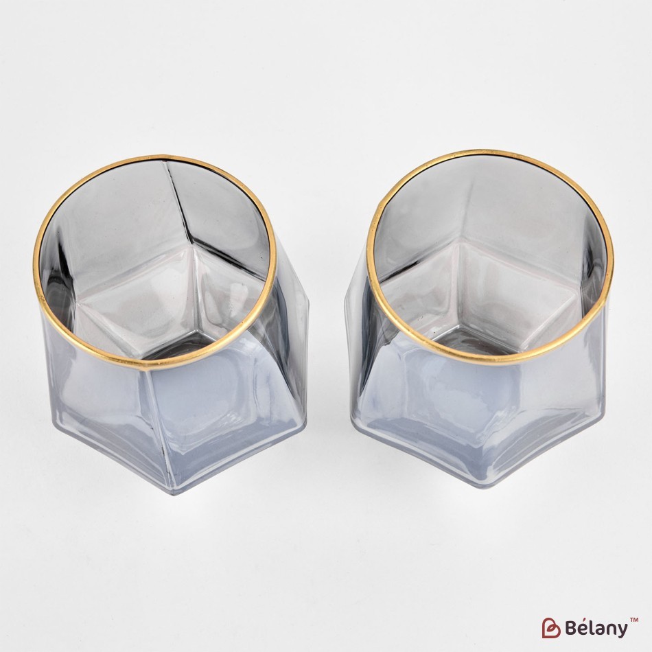 Set 6 pahare 310 ml "Colorat" gri | 2