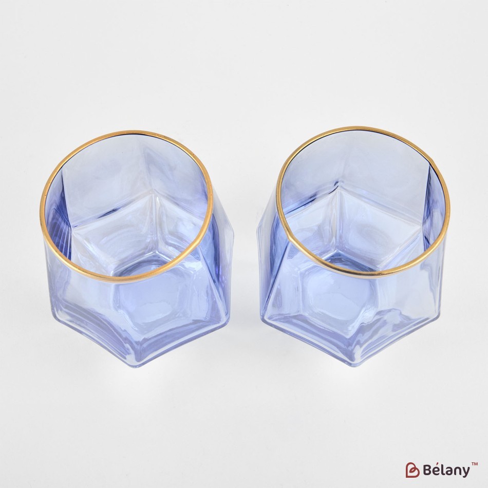 Set 6 pahare 310 ml "Colorat" albastru | 2