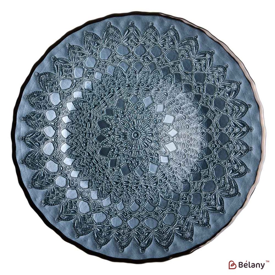 Farfurie din sticlă „Blue Briza”, 2/21 cm