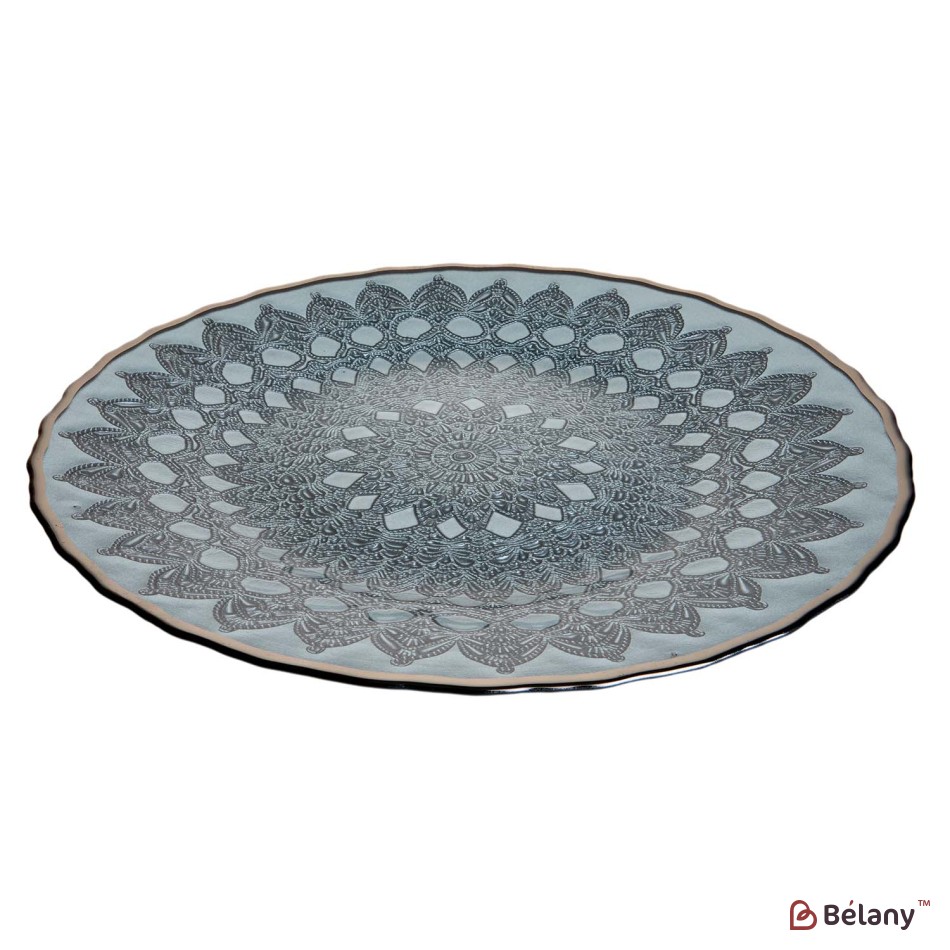 Farfurie din sticlă „Blue Briza”, 2/21 cm | 2