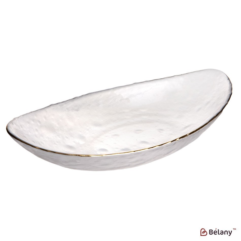 Platou din sticlă „Thickness”, 4/30/15 cm