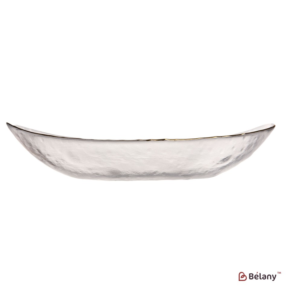 Platou din sticlă „Thickness”, 4/30/15 cm | 2