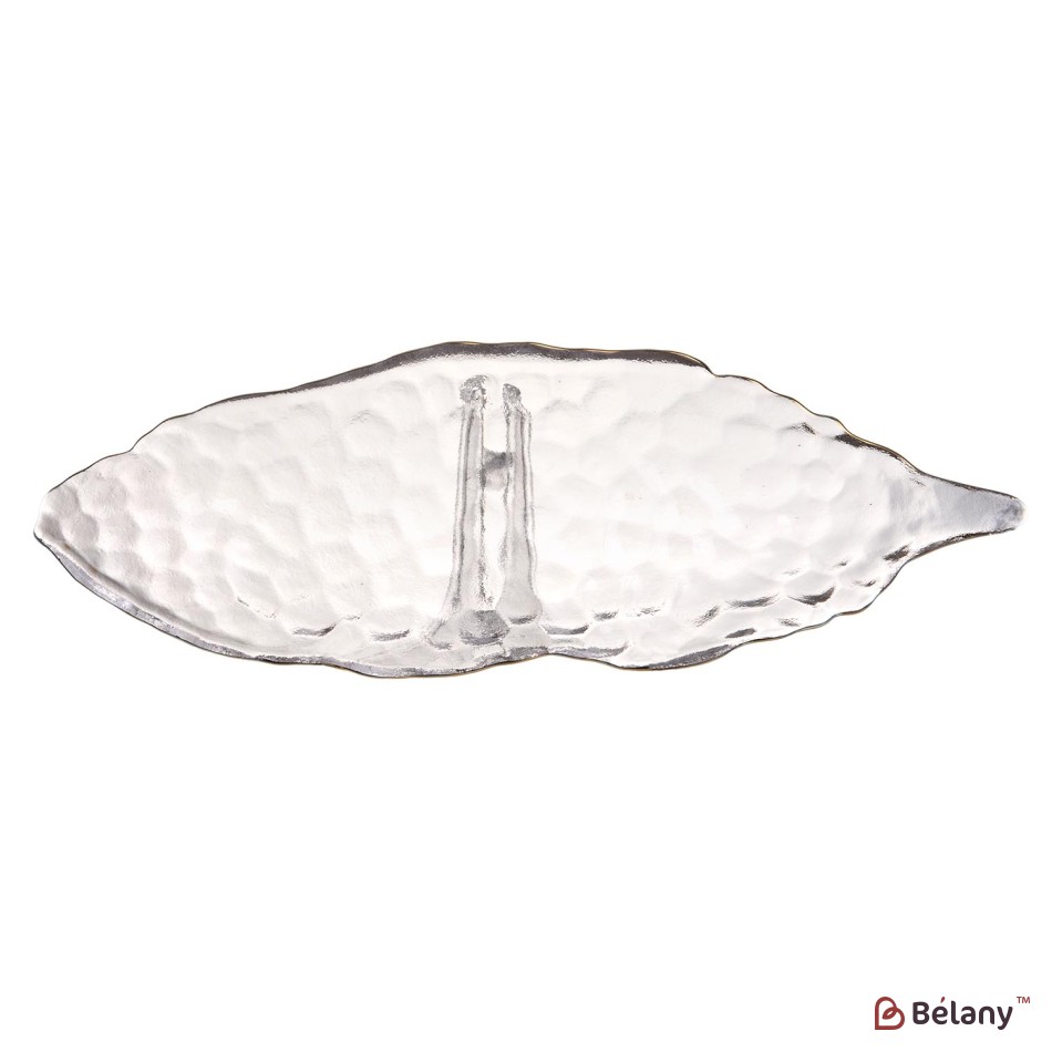 Platou din sticlă „Ibrium”, 3/37/12 cm | 2