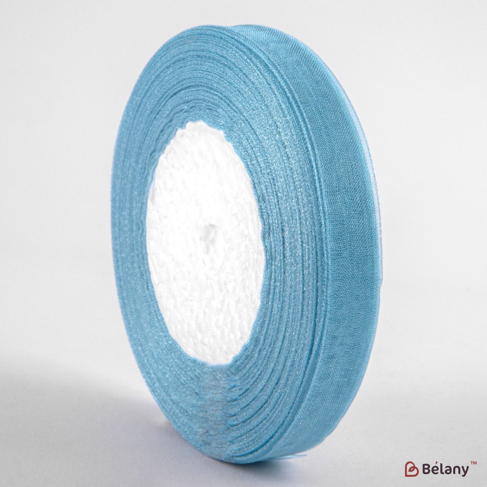 Panglică din organza, culoare #137, 1cm/45,72m