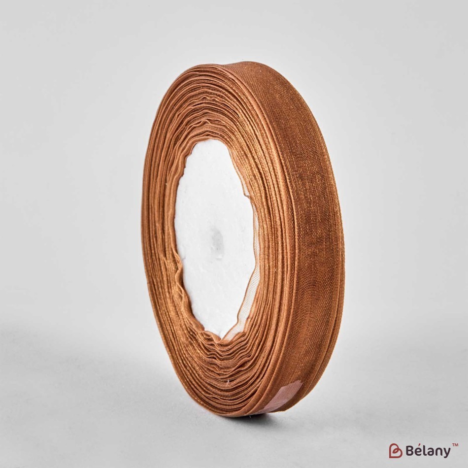 Panglică din organza, culoare #062, 1cm/45,72m