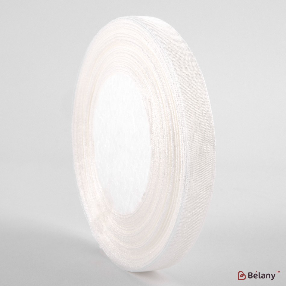 Organza ribbon, color #111, 1cm/45.72m