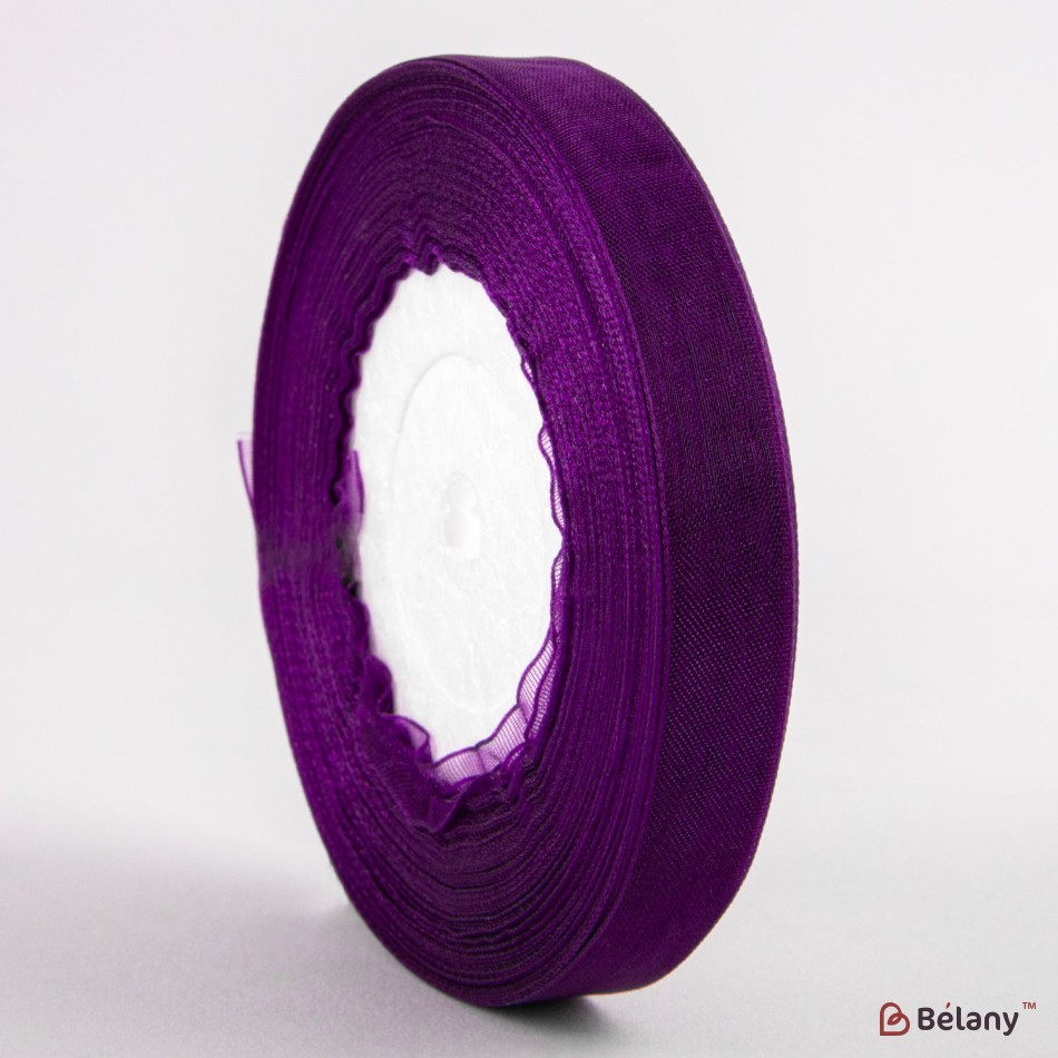 Organza ribbon, color #232, 1cm/45.72m