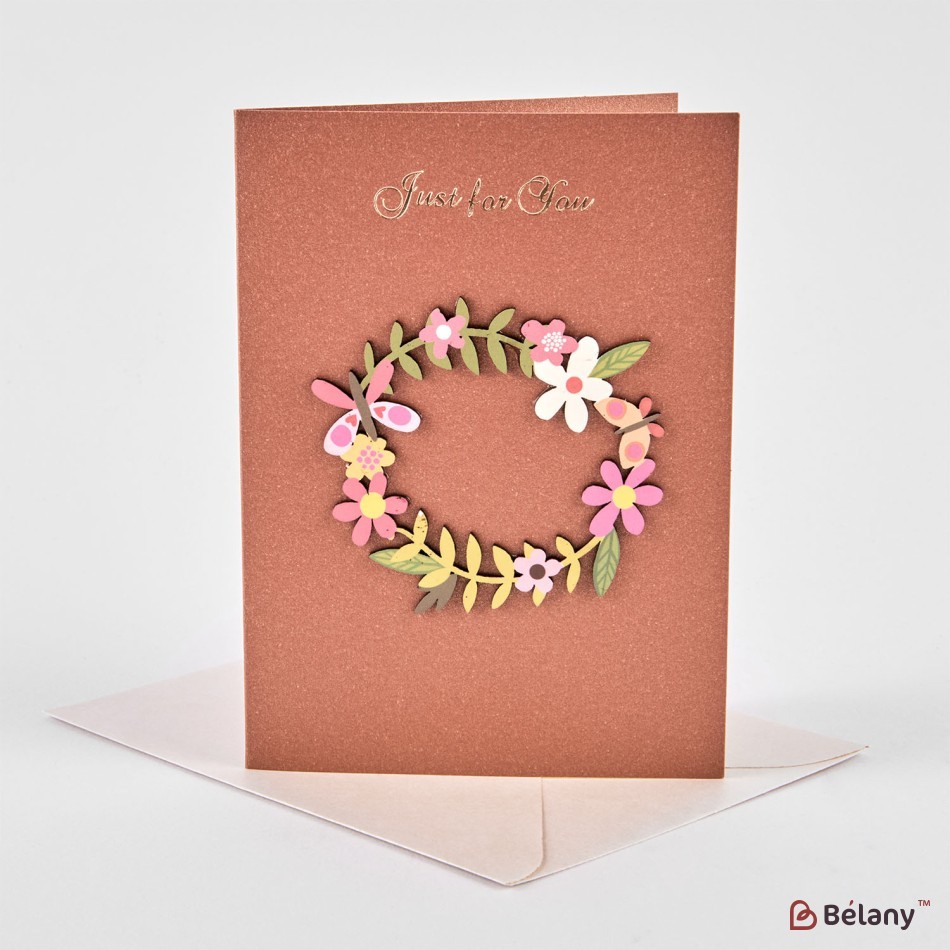 Gift cards with envelope, 18 pcs, 9 models, 14x10cm | 2