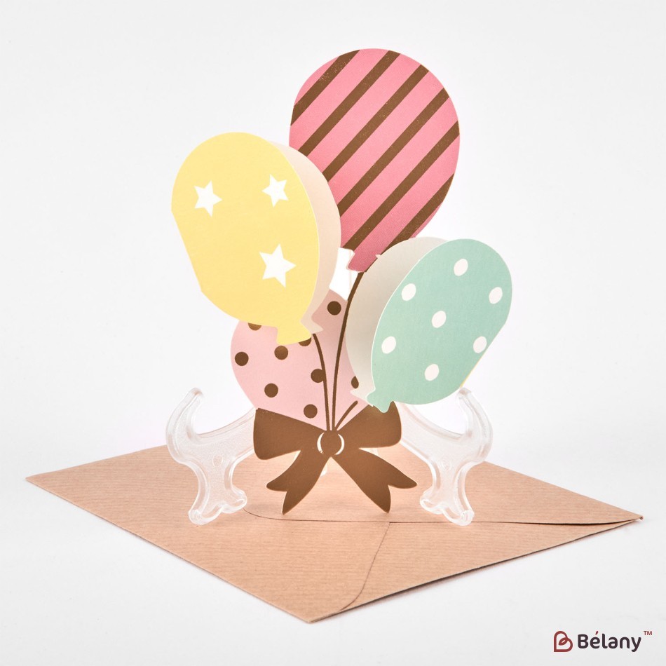 Gift cards with envelope, 18 pcs, 9 designs, 15.5x12.5cm | 2