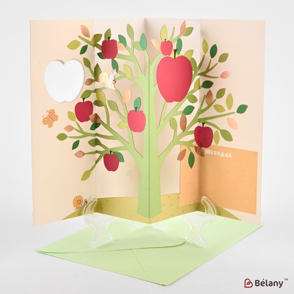 3D Gift cards with envelope, 16 pcs, 8 models, 15x11cm | 4