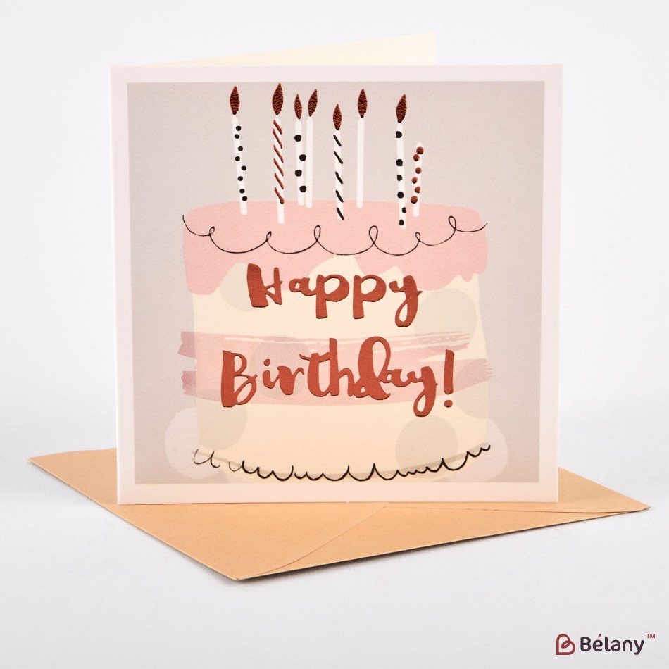 3D Gift cards with envelope, 18 pcs, 9 models, 10x10cm | 3