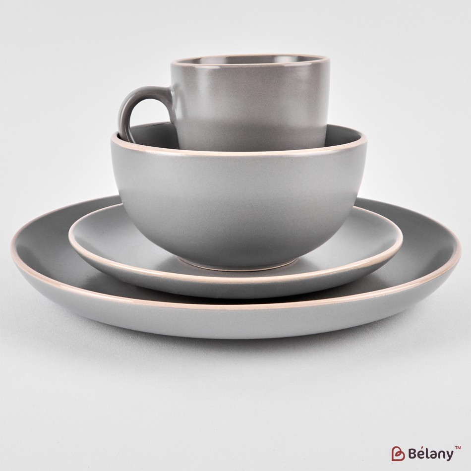 Set de vase de 16 piese "Grii" | 2