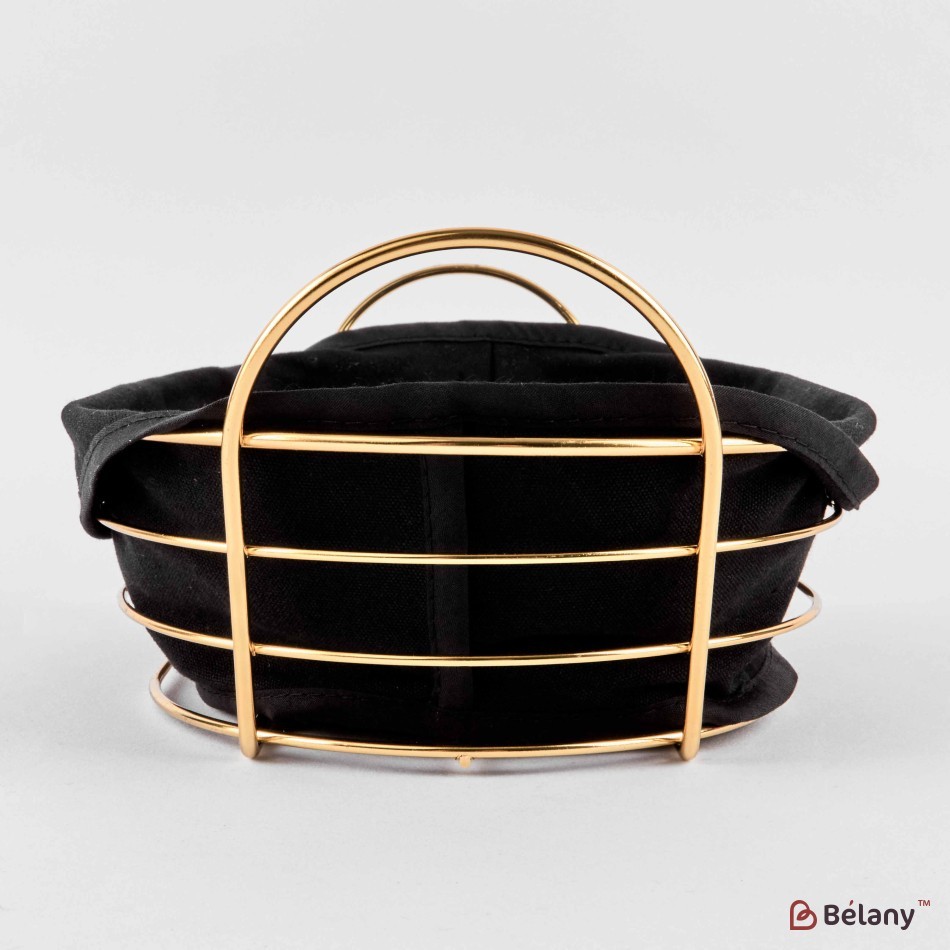 Cos de paine "Peana", negru, 27x20x7 | 2