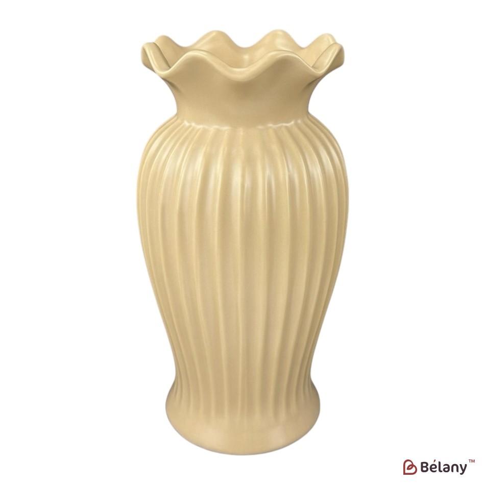 Vaza din ceramica roz"Lotus"