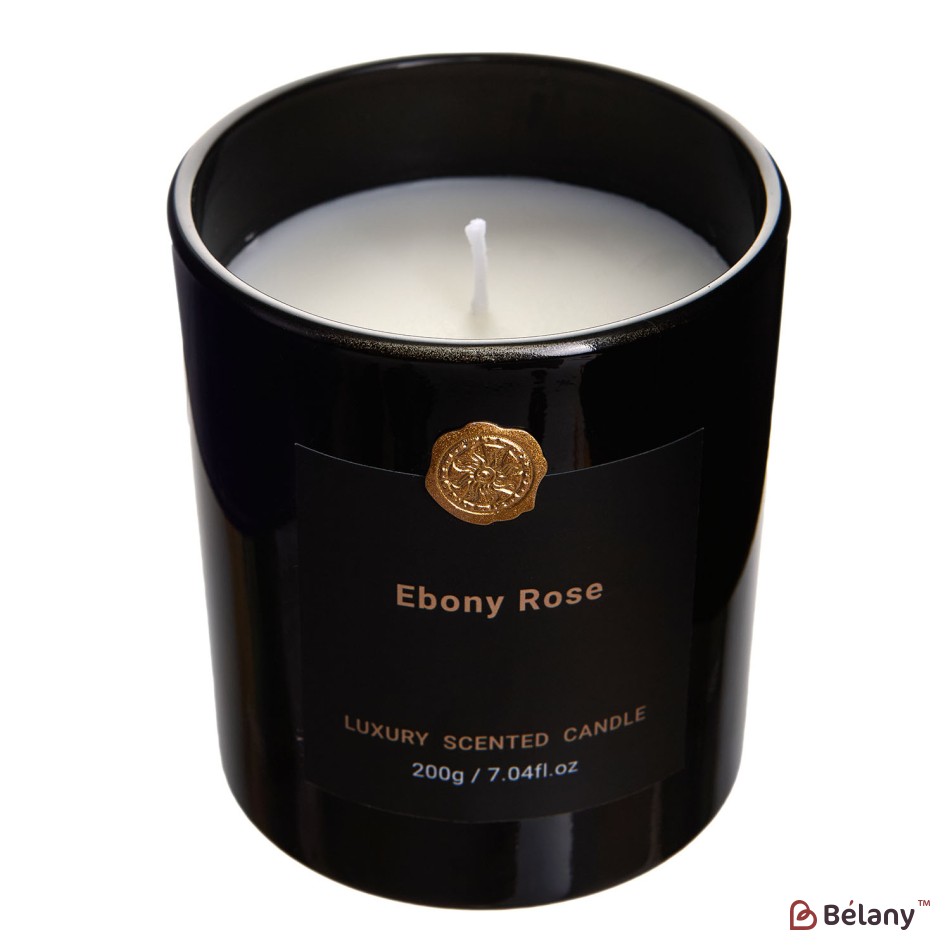 Lumanare parfumata "Black Lux" ebony rose