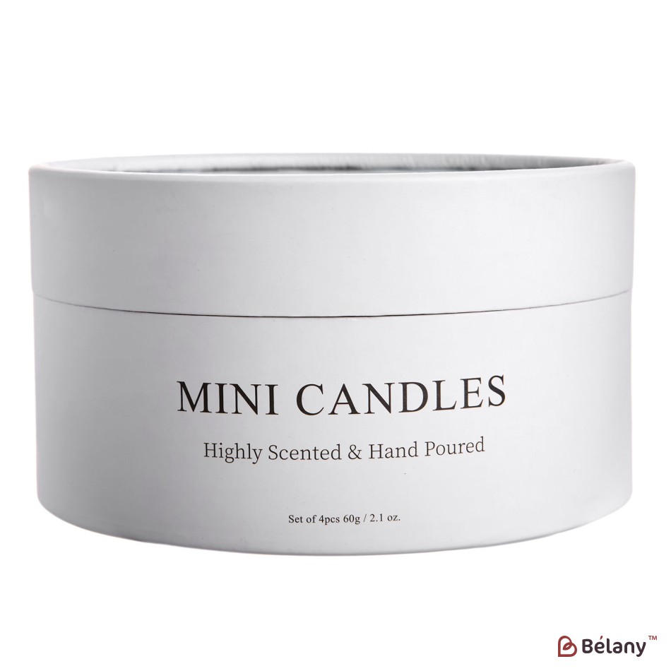 Set of 4 aromatic candles, 30 grams each, 4 scents | 4