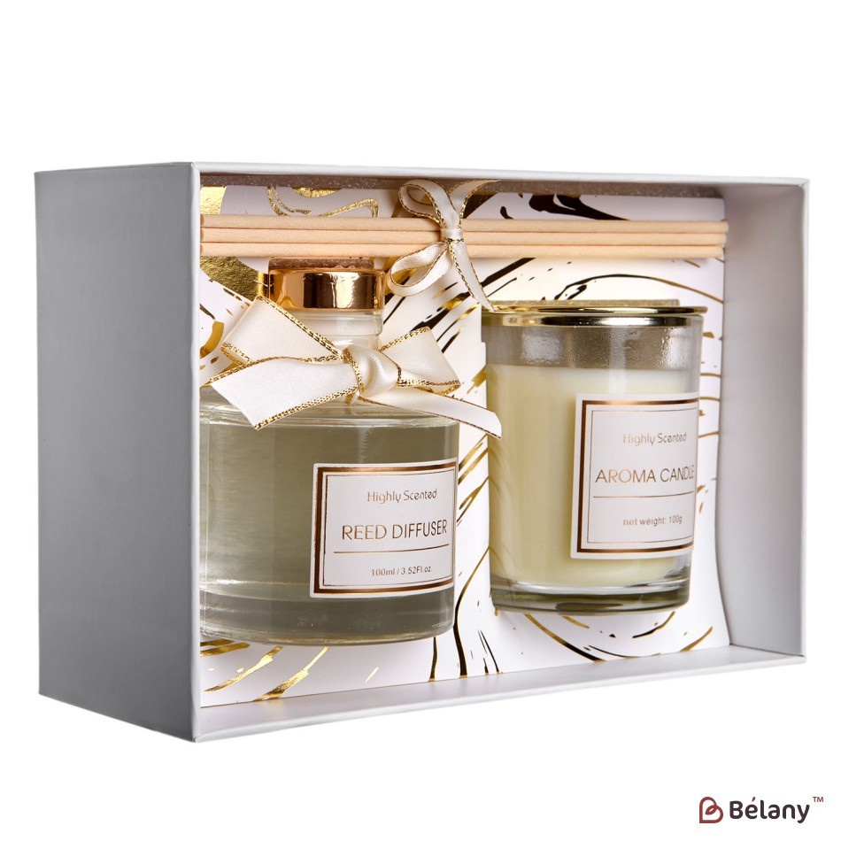 Aroma diffuser set and aroma candle "Gifty" English pear & Freesia | 7