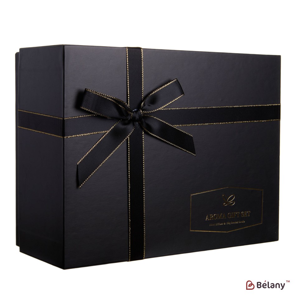 "Golden" amber allure aroma diffuser and aroma candle set | 3
