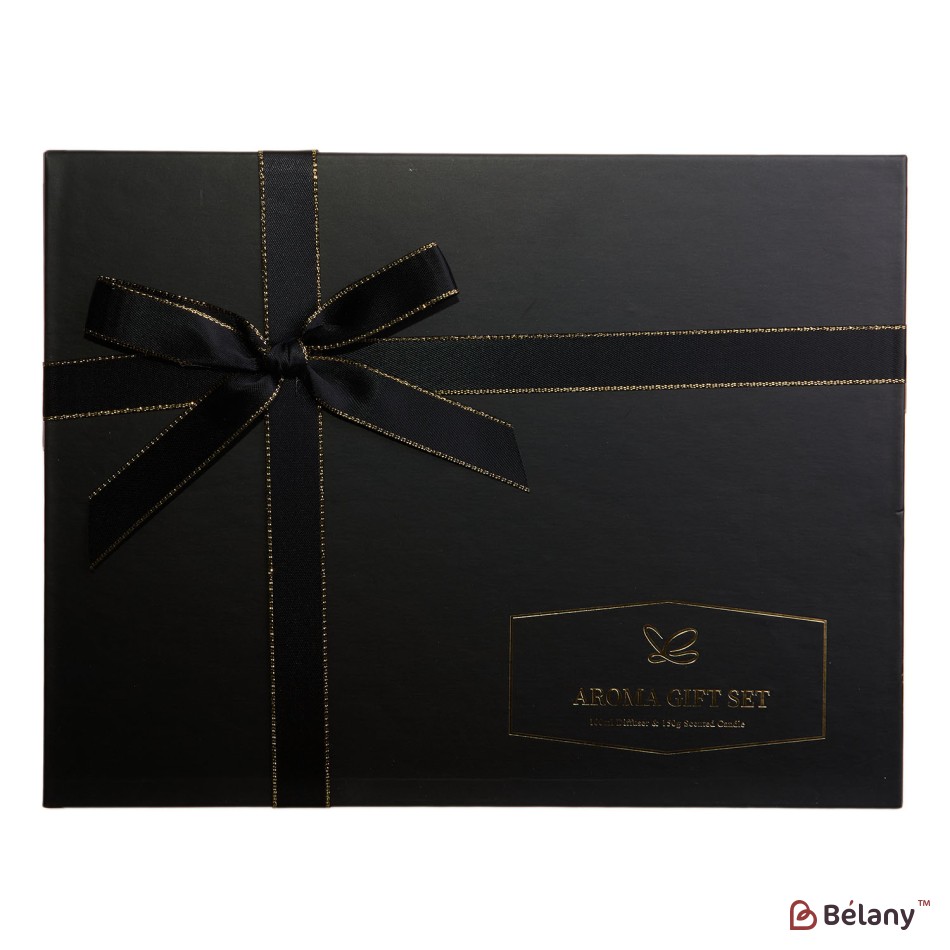 "Golden" amber allure aroma diffuser and aroma candle set | 2