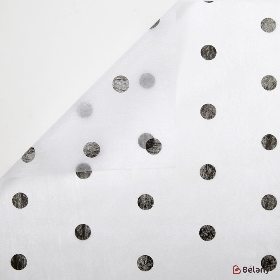 Flower non-woven "Doty" #111 white