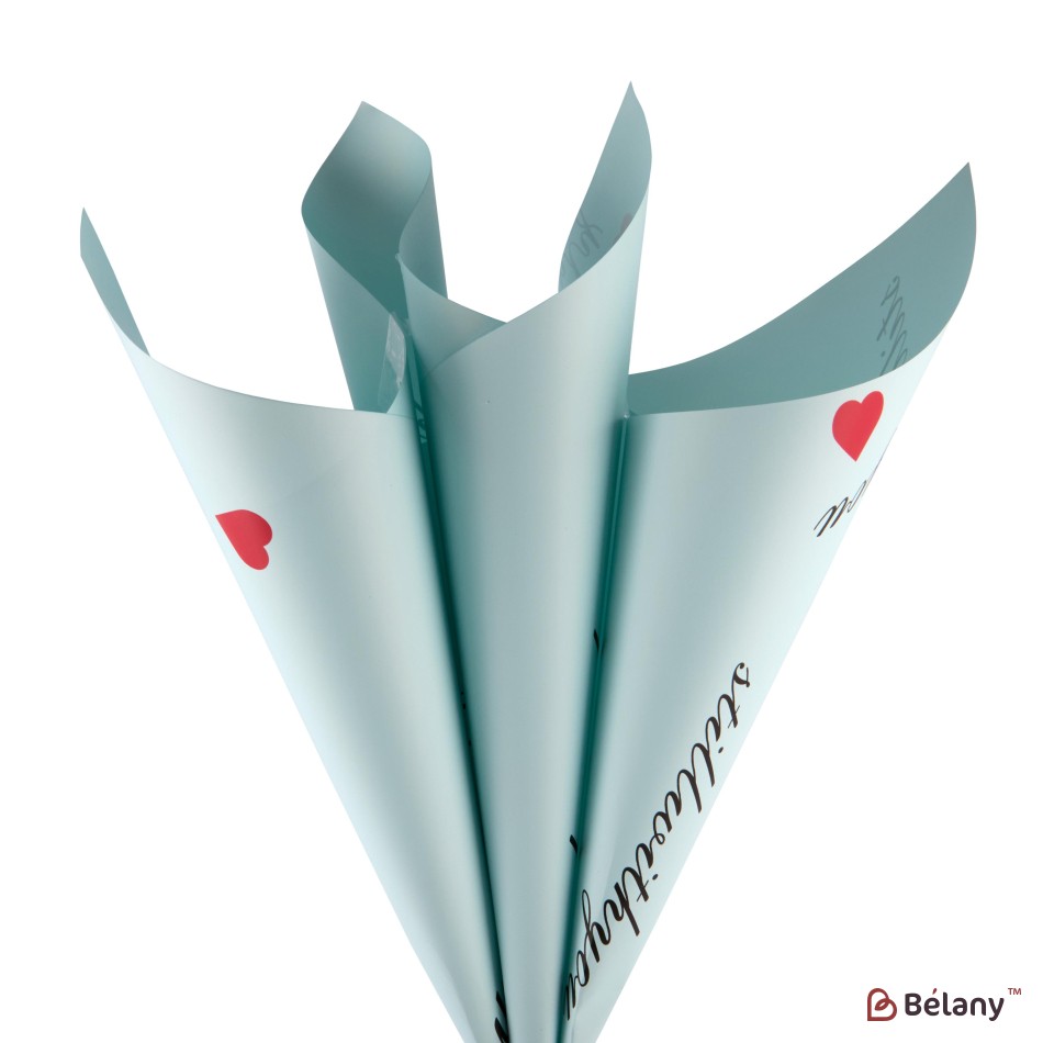 Celofan pentru flori "For you" albastru | 2