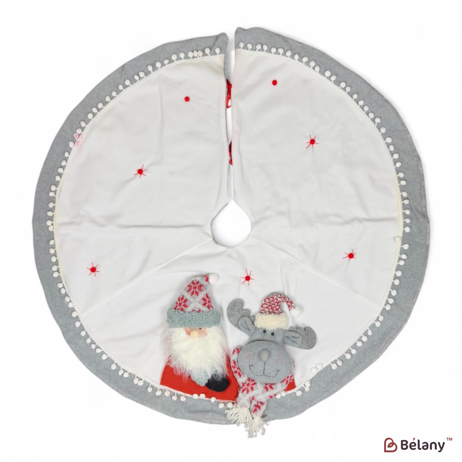 Fusta brad de Crăciun "Santa and Dear" Ø - 100