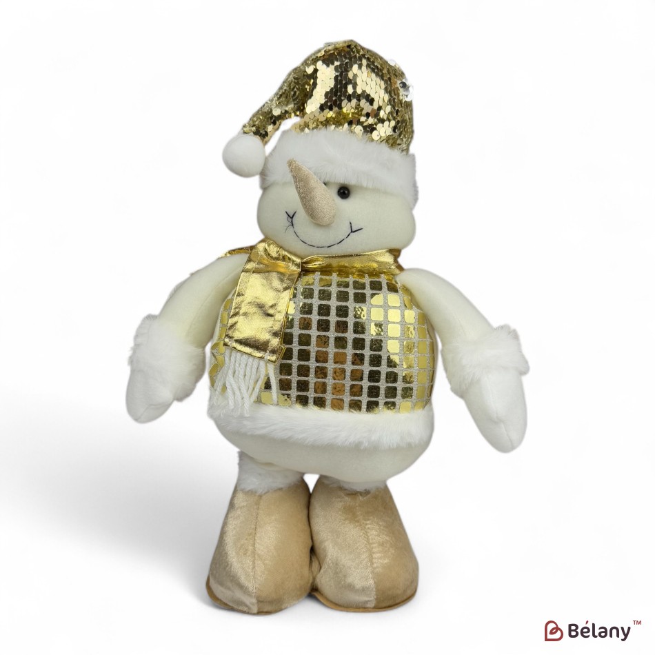Figurină de Crăciun „Omul de Zăpadă Regal” – 70 cm | 2