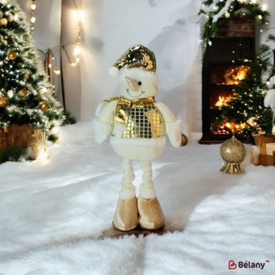 Figurină de Crăciun „Omul de Zăpadă Regal” – 70 cm | 7