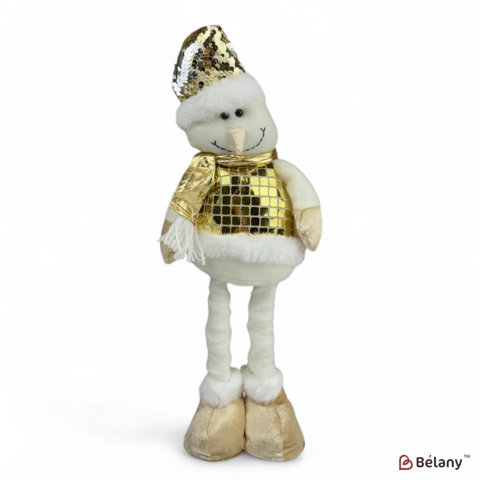 Christmas figurine "Golden Snowman" 40cm | 2