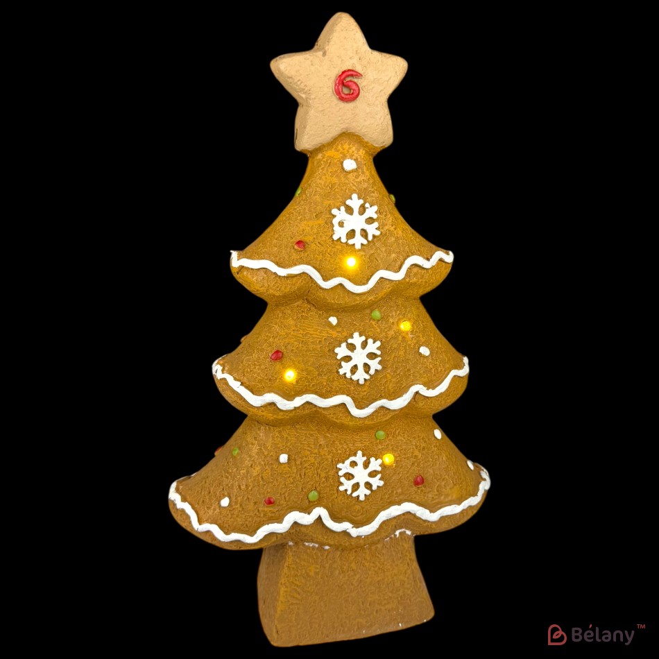 Figurina de Crăciun „Brad de Crăciun”, strălucitoare, 24/11/42 lumină,3 buc. baterii aaa | 4