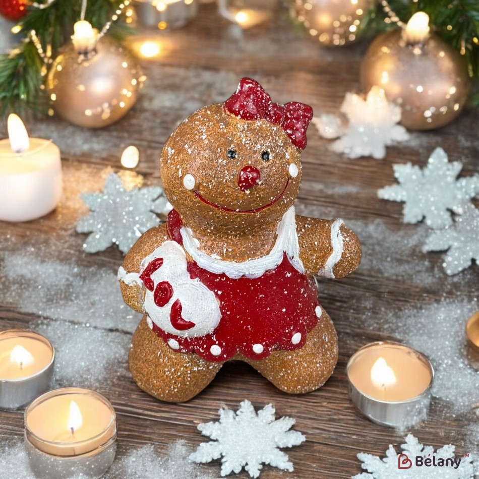 Set de două figurine de Crăciun „Turtă dulce #1”, 12/7/18 | 2