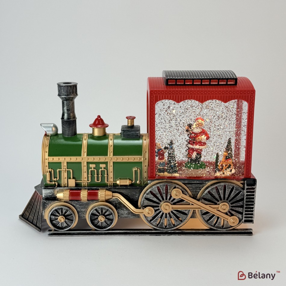 Figura interactivă „Trenul de Crăciun #4” căderea zăpezii | 4
