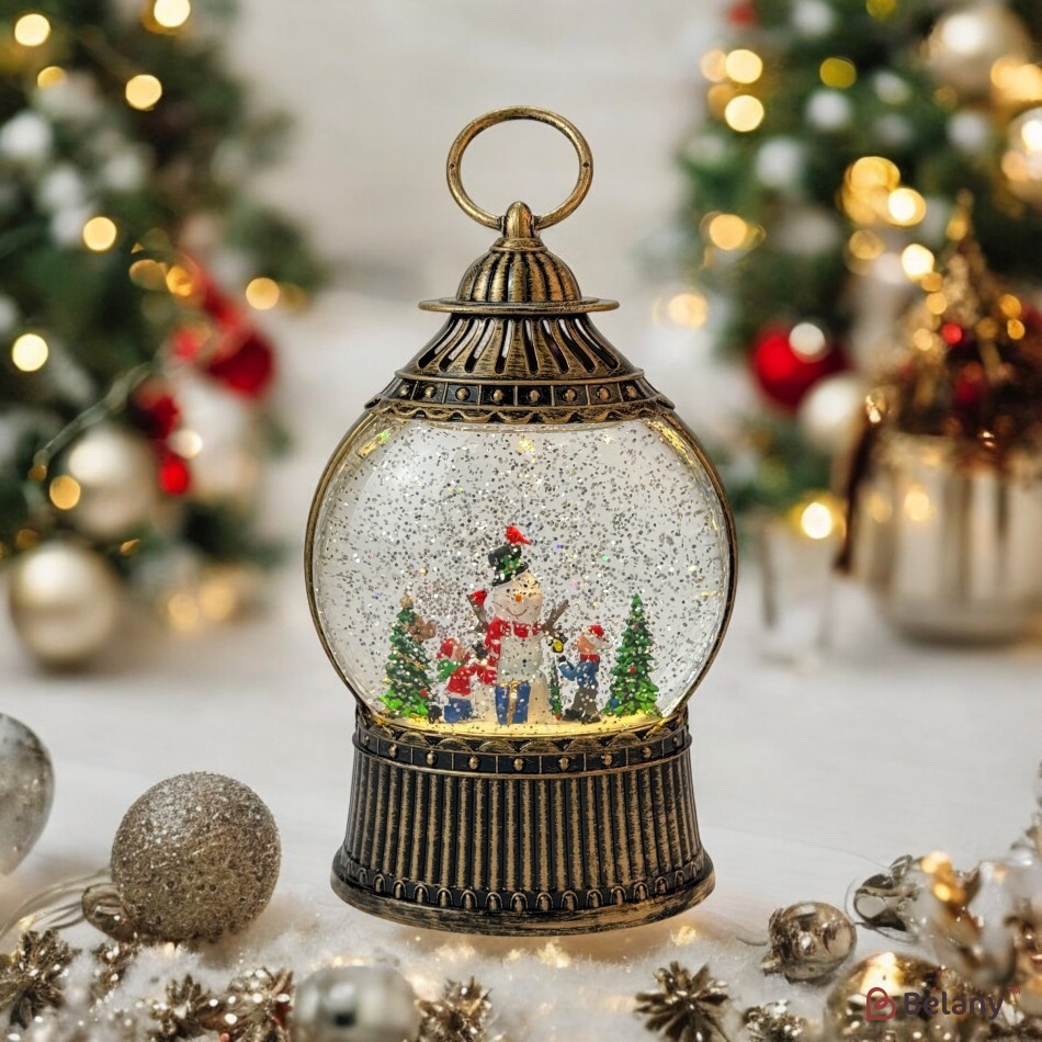 Figura interactivă „Lampa de Crăciun #1” căderea zăpezii | 3