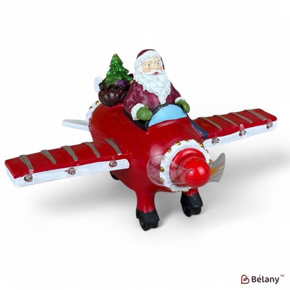 Figurină interactivă „Avionul lui Moș Crăciun”