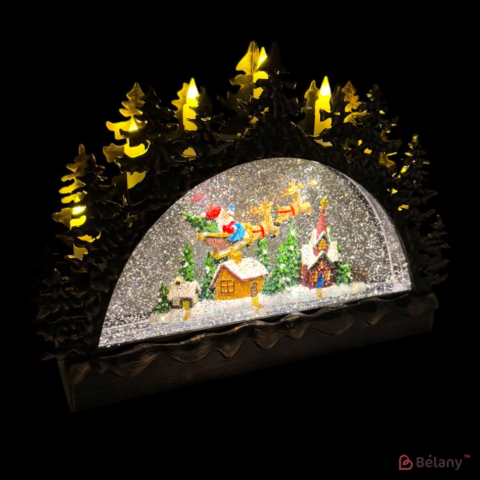 Interactive figure "Forest" bronze, music, light, USB, 3 pcs AA batteries | 4