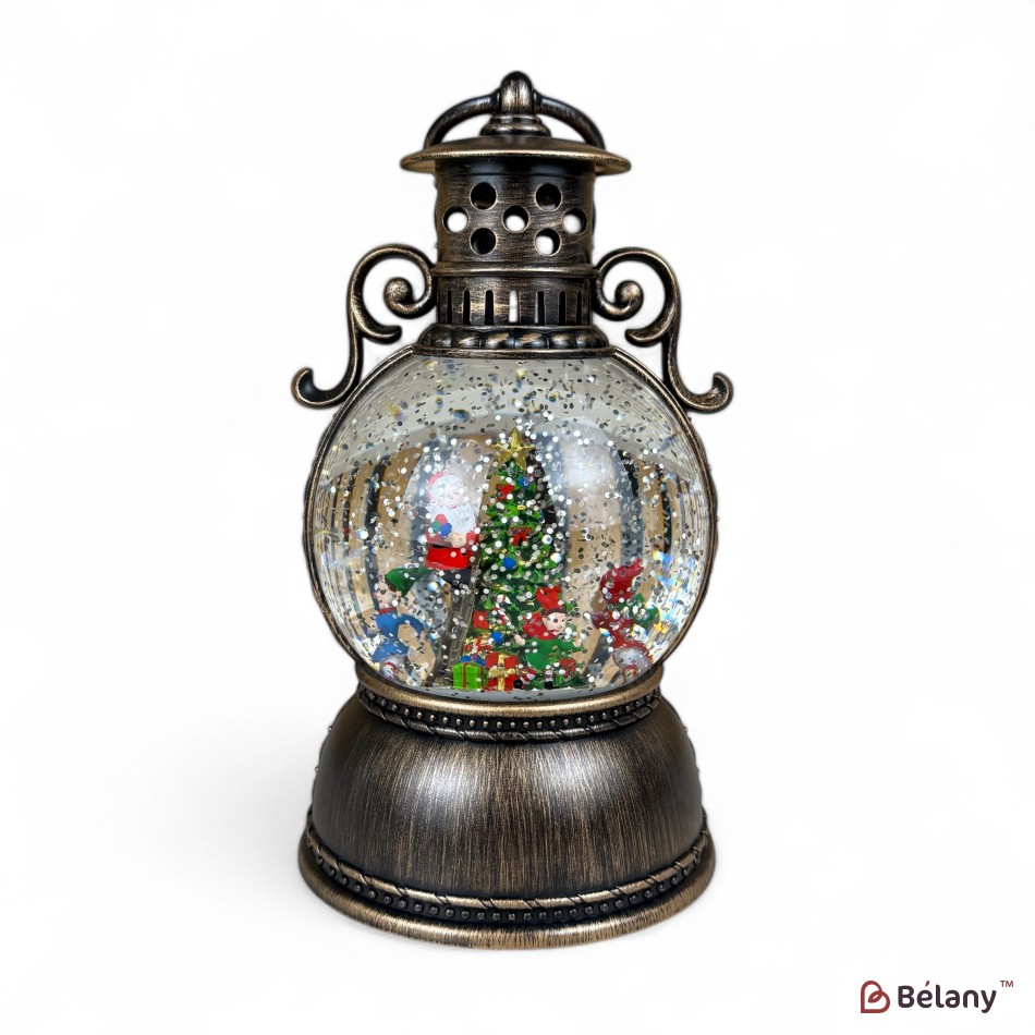 Interactive figure "Antique Lamp #5" bronze, music, light, USB, 3 pcs AA batteries