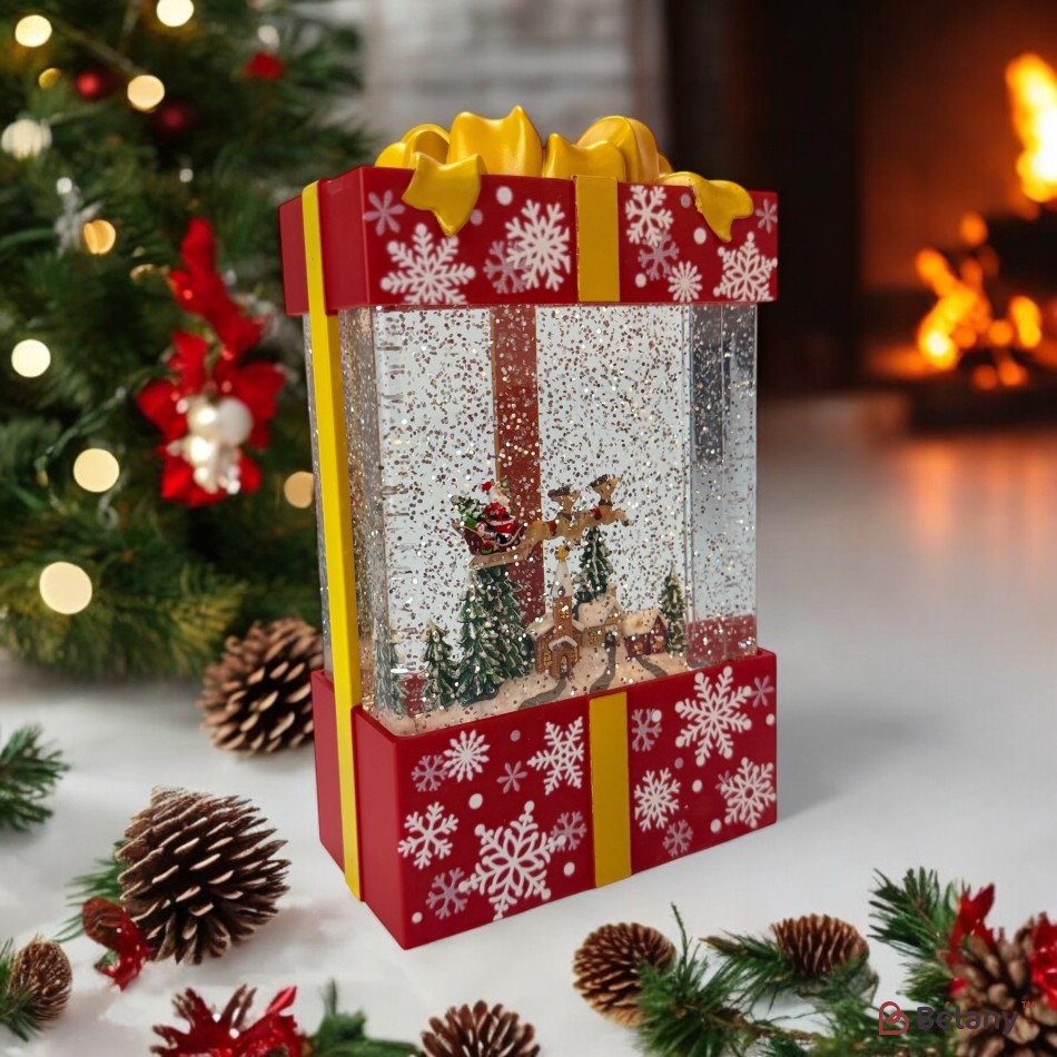Interactive figure “Magic Gift” #4”music, light, USB, 3 pcs AA batteries | 3