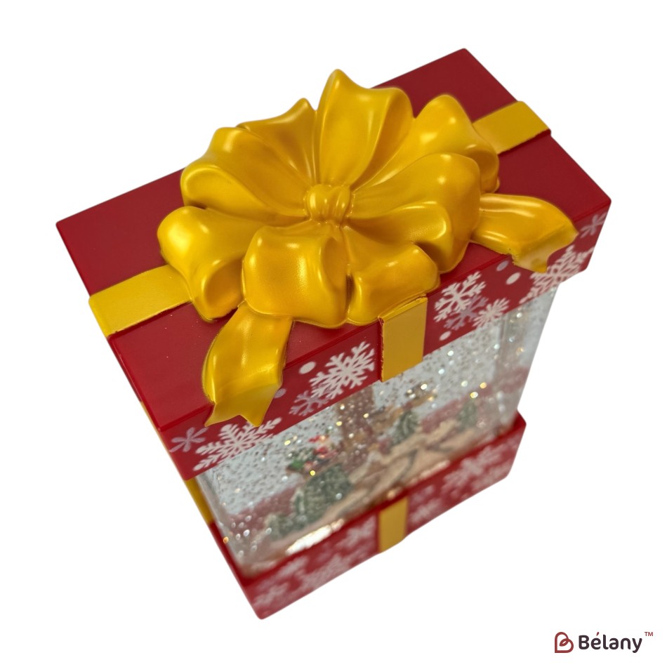 Interactive figure “Magic Gift” #4”music, light, USB, 3 pcs AA batteries | 6