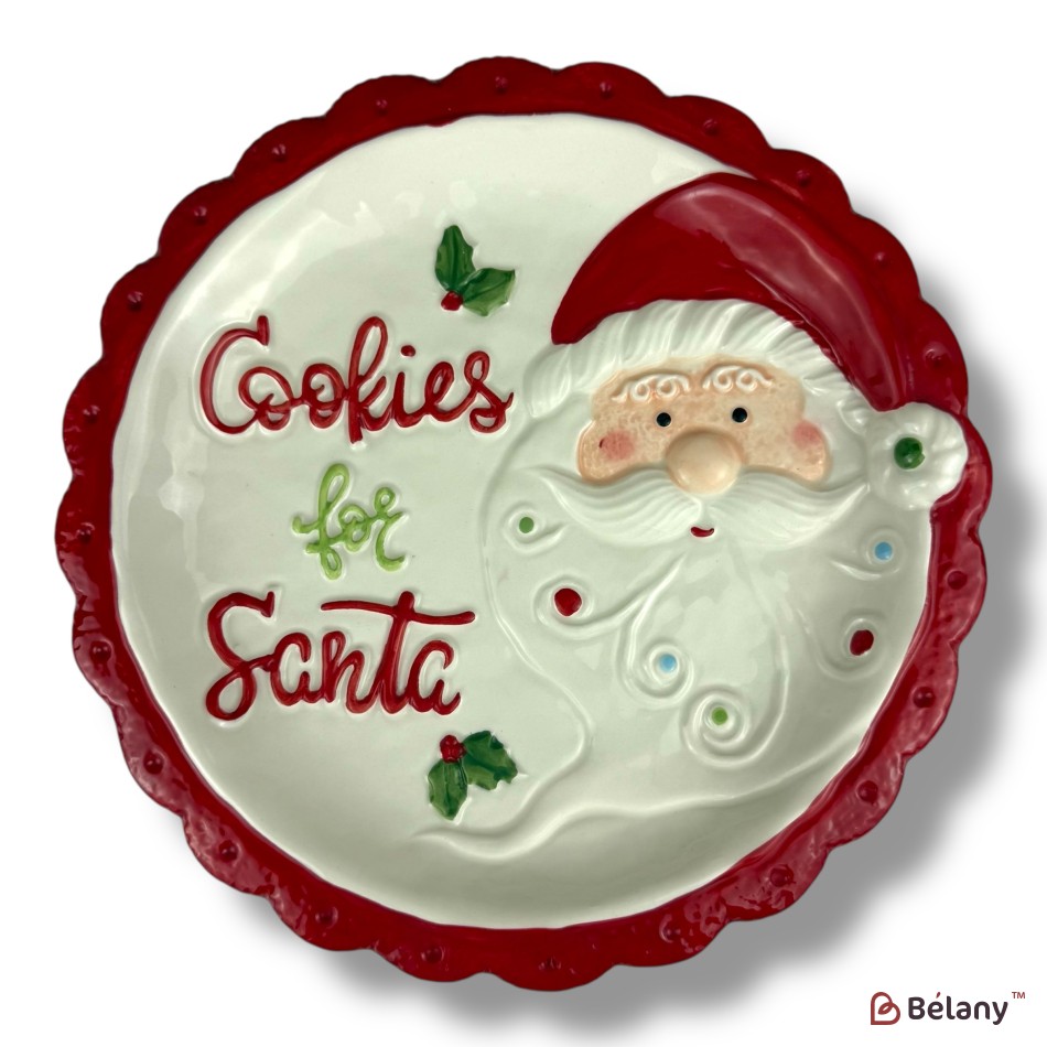 Christmas Plate "Santa Claus", 26/26/2