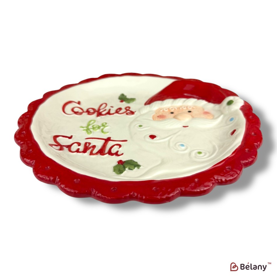 Christmas Plate "Santa Claus", 26/26/2 | 4