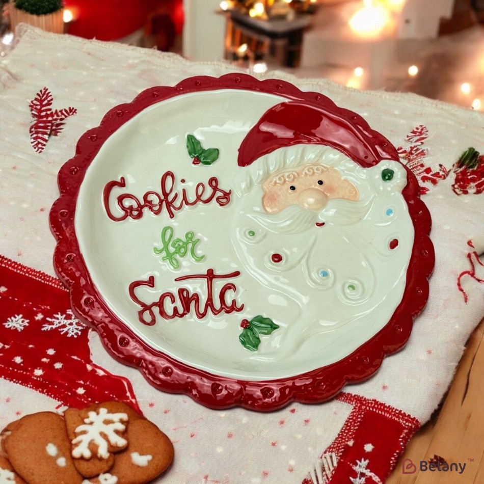 Christmas Plate "Santa Claus", 26/26/2 | 2