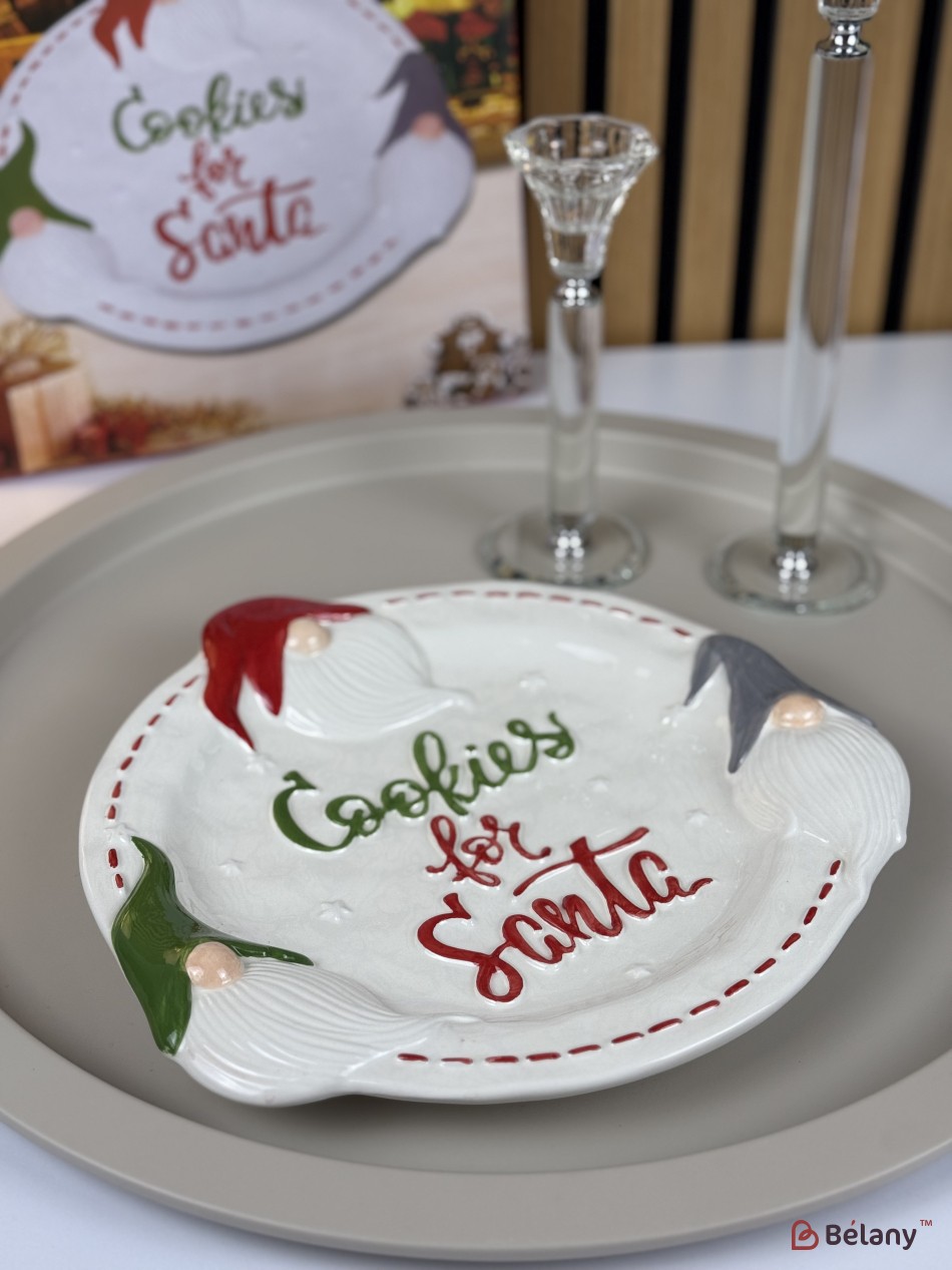 Christmas Plate "Happy New Year #2", 25/25/2 | 2